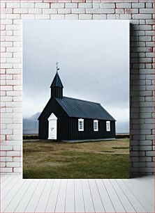 Πίνακας, Lonely Black Church Μοναχική Μαύρη Εκκλησία