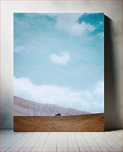 Πίνακας, Lonely Car in the Desert Μοναχικό Αυτοκίνητο στην Έρημο