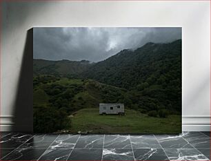 Πίνακας, Lonely Caravan in the Mountains Μοναχικό τροχόσπιτο στα βουνά