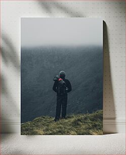 Πίνακας, Lonely Hiker in the Mist Μοναχικός Πεζοπόρος στην Ομίχλη