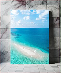 Πίνακας, Lonely Island in the Blue Sea Μοναχικό νησί στη Γαλάζια Θάλασσα
