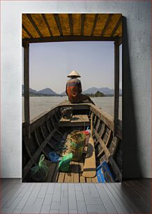 Πίνακας, Lonely Journey on a Boat Lonely Journey on a Boat