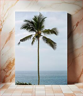 Πίνακας, Lonely Palm Tree by the Sea Lonely Palm Tree by the Sea