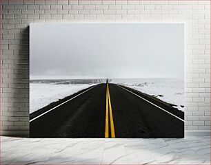 Πίνακας, Lonely Road in Winter Μοναχικός Δρόμος τον Χειμώνα