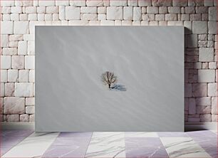 Πίνακας, Lonely Tree in Snowy Field Μοναχικό Δέντρο στο Χιονισμένο Πεδίο