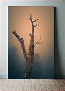 Πίνακας, Lonely Tree in the Mist Μοναχικό Δέντρο στην Ομίχλη