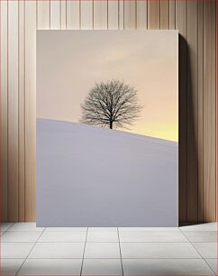 Πίνακας, Lonely Tree on Snowy Hill Lonely Tree on Snowy Hill