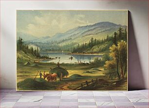 Πίνακας, Loon Pond by Robert D. Wilkie