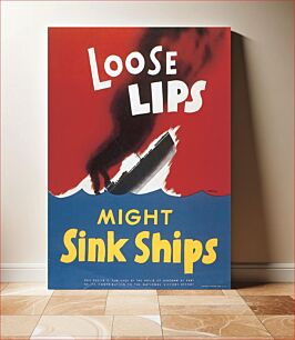 Πίνακας, Loose lips might sink ships -- a poster advocating w:operational security