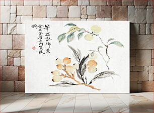 Πίνακας, Loquat Tree of Japan (1845–54) by Tsubaki Chinzan