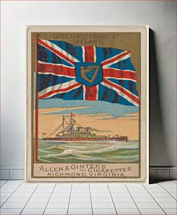 Πίνακας, Lord Lieutenant of Ireland, from the Naval Flags series (N17) for Allen & Ginter Cigarettes Brands