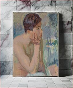 Πίνακας, Lost in thoughts, 1922 - 1923, by Magnus Enckell