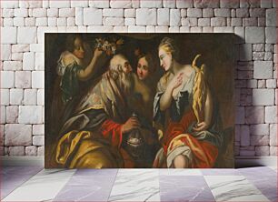 Πίνακας, Lot and his daughters (biblical scene)