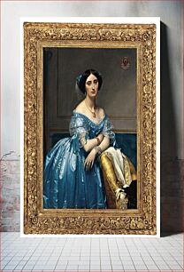 Πίνακας, Louis XIII style Ovolo frame (for Ingres's Portrait of the Princesse de Broglie)