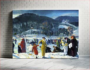 Πίνακας, Love of Winter (1914) by George Wesley Bellows