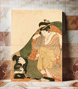 Πίνακας, Lovers under a Futon; Opening Image to an Erotic Set by Kitagawa Utamaro
