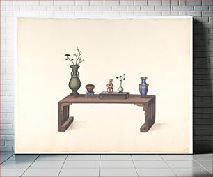 Πίνακας, Low Table with Vases