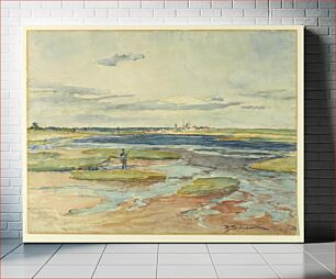 Πίνακας, Low Tide, Annisquam by Walter Shirlaw, American, b. Scotland, 1838–1909