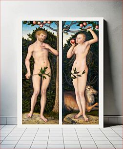 Πίνακας, Lucas Cranach's Adam and Eve (1533–1537)