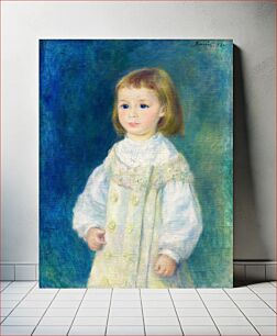Πίνακας, Lucie Berard (Child in White) (1883) by Pierre-Auguste Renoir