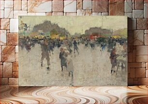 Πίνακας, Luigi Loir (1841-1916). "Fête de la place du Trône à Paris". Huile sur toile, vers 1890. Musée des Beaux-Arts de la Ville de Paris, Petit Palais