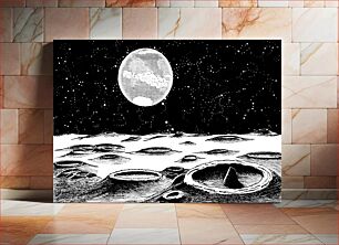 Πίνακας, Lunar landscape by Richard A. Proctor