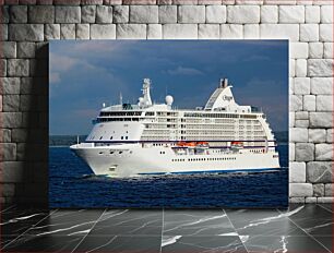 Πίνακας, Luxury Cruise Ship at Sea Πολυτελές κρουαζιερόπλοιο στη θάλασσα