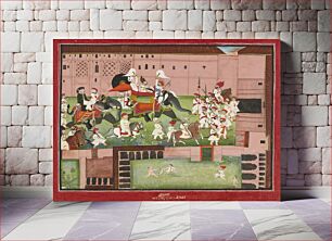 Πίνακας, M. Balwant Singh with Colonel Borthwick, Baijnath