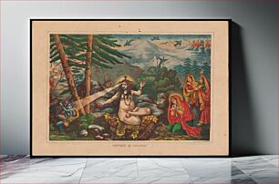 Πίνακας, Madan-Bhasma (Shiva Turns to Ashes), India