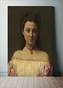 Πίνακας, Mademoiselle de Fitz-James (1867) by Henri Fantin-Latour