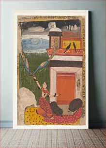 Πίνακας, Madhumadhavai Ragini: Page from a Dispersed Ragamala Series (Garland of Musical Modes), India (Rajasthan, Marwar)