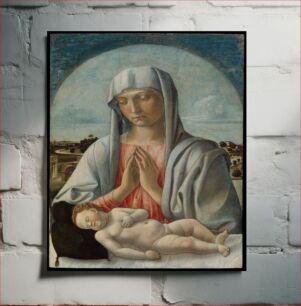 Πίνακας, Madonna Adoring the Sleeping Child by Giovanni Bellini