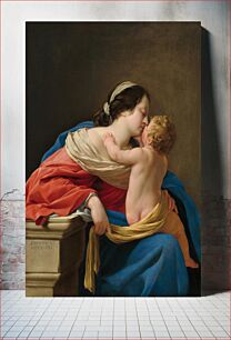 Πίνακας, Madonna and Child (1633) by Simon Vouet