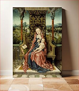 Πίνακας, Madonna and Child Enthroned by Aelbrecht Bouts