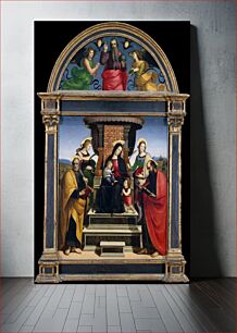 Πίνακας, Madonna and Child Enthroned with Saints