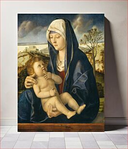Πίνακας, Madonna and Child in a Landscape (ca. 1490–1500) by Italian 15th Century & Giovanni Bellini