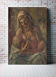 Πίνακας, Madonna and child, Ludovít Varga