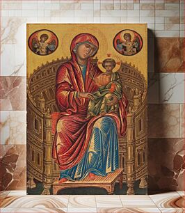 Πίνακας, Madonna and Child on a Curved Throne (ca. 1260–1280) by Byzantine 13th Century
