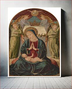 Πίνακας, Madonna and Child with Angels by Benozzo Gozzoli