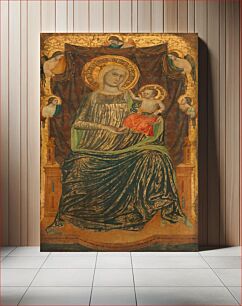 Πίνακας, Madonna and Child with Five Angels (ca. 1335) by Giovanni Baronzio