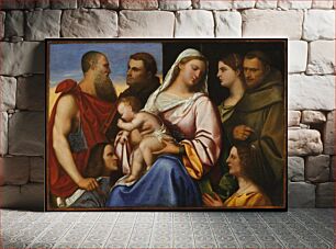 Πίνακας, Madonna and Child with Saints and Donors