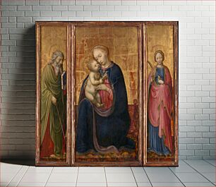 Πίνακας, Madonna and Child with Saints Philip and Agnes by Donato de' Bardi