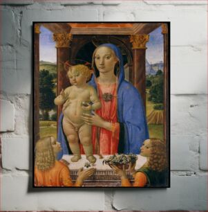Πίνακας, Madonna and Child with Two Angels