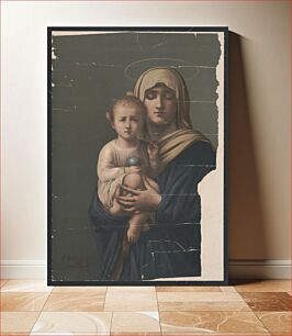 Πίνακας, [Madonna and Jesus holding the world]