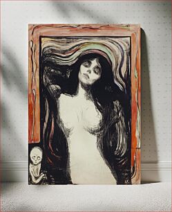 Πίνακας, Madonna (ca. 1895–1896) by Edvard Munch