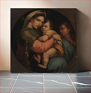 Πίνακας, Madonna della sedia, Rafael Mukaan