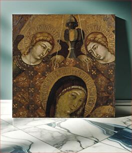Πίνακας, Madonna enthroned, fragment, 1300 - 1348, Niccolò Di Segna