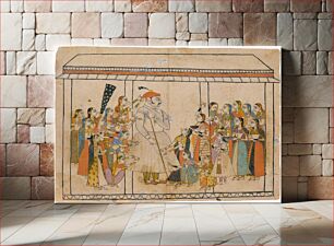 Πίνακας, Maharaja Raj Singh Adored by His Ladies, India (Rajasthan, Sawar)