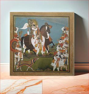 Πίνακας, Maharana Bhim Singh and Retinue Embark on a Hunt