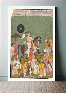 Πίνακας, Maharana Jagat Singh II in Procession, India (Rajasthan, Mewar)